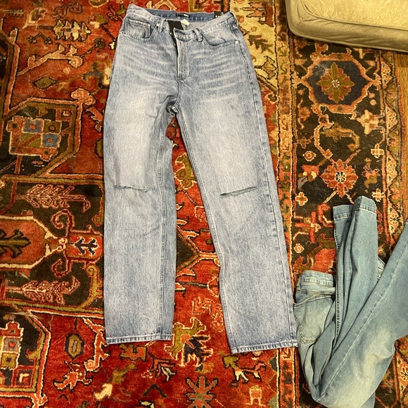 Fashinova purple tinted new with tags boyfriend jeans - Picture 2 of 3